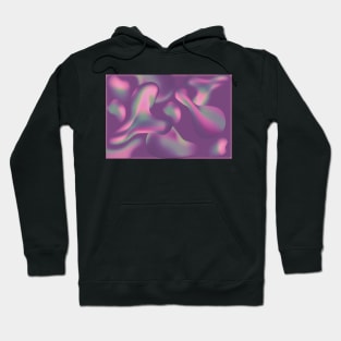 Abstract Artwork Iridescence Liquid Holographic  Hoodie